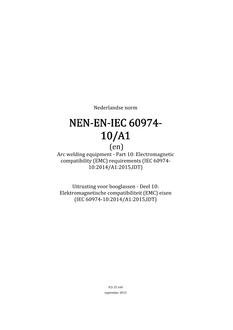 NEN NEN-EN-IEC 60974-10/A1