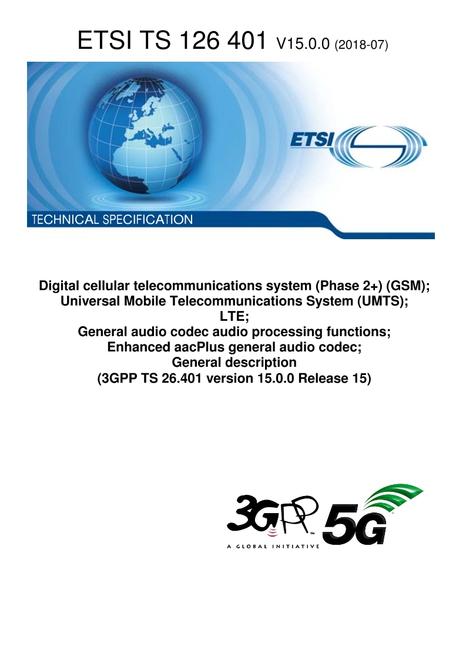 ETSI TS 126 401
