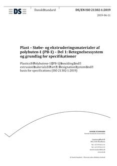 DANSK DS/EN ISO 21302-1
