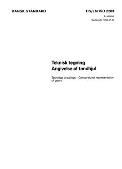 DANSK DS/EN ISO 2203