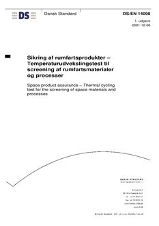 DANSK DS/EN 14098