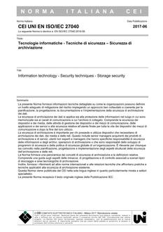 CEI UNI EN ISO/IEC 27040