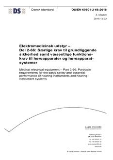 DANSK DS/EN 60601-2-66