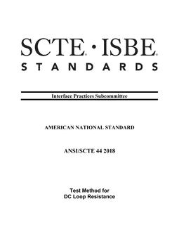 SCTE 44 2018