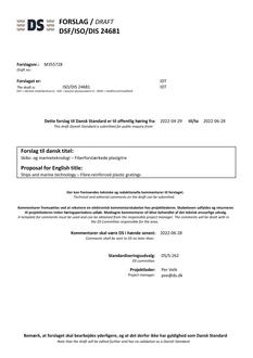 DANSK DSF/ISO/DIS 24681