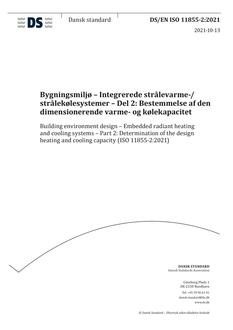 DANSK DS/EN ISO 11855-2