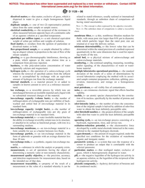 ASTM D1129-06