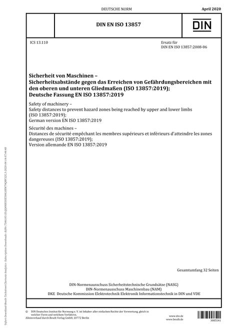 DIN EN ISO 13857
