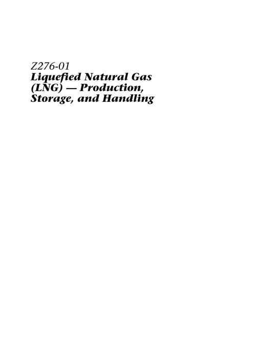 CAN/CSA Z276-01