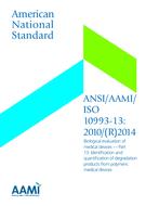 AAMI/ISO 10993-13:2010/(R)2019