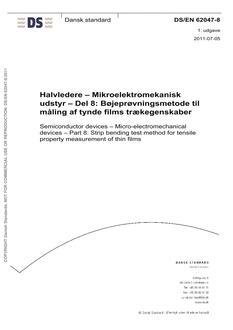 DANSK DS/EN 62047-8
