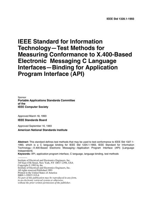 IEEE 1328.1-1993