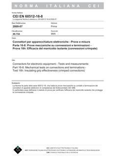 CEI EN 60512-16-8