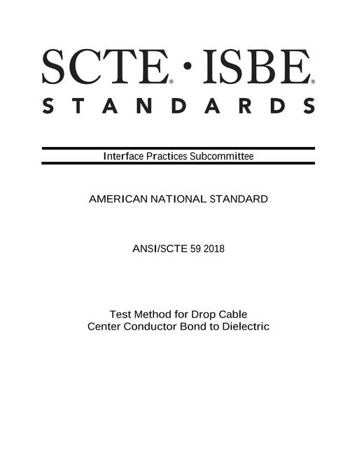 SCTE 59 2018