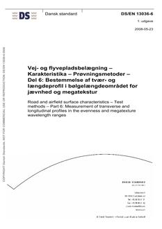 DANSK DS/EN 13036-6