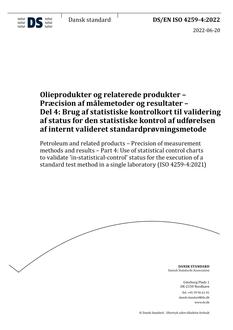 DANSK DS/EN ISO 4259-4