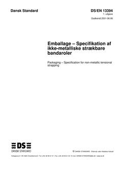 DANSK DS/EN 13394