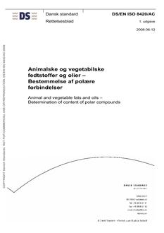 DANSK DS/EN ISO 8420