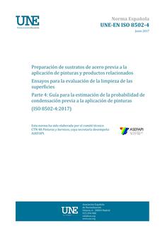 AENOR UNE-EN ISO 8502-4