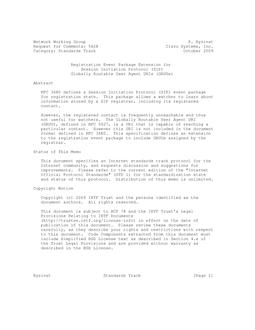 IETF RFC 5628