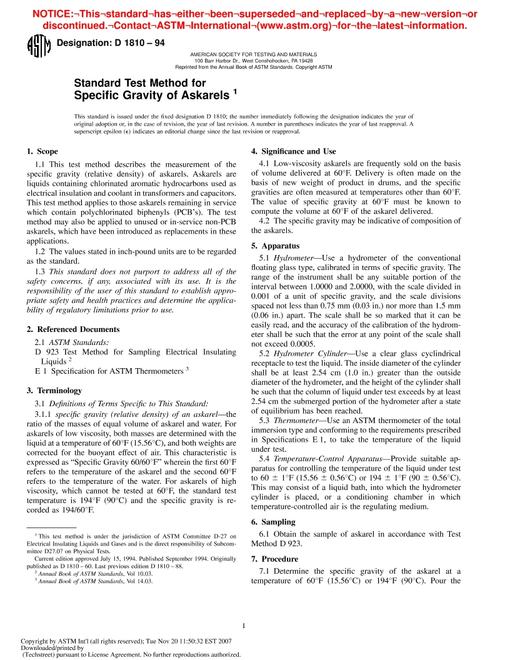 ASTM D1810-94