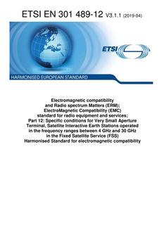 ETSI EN 301 489-12