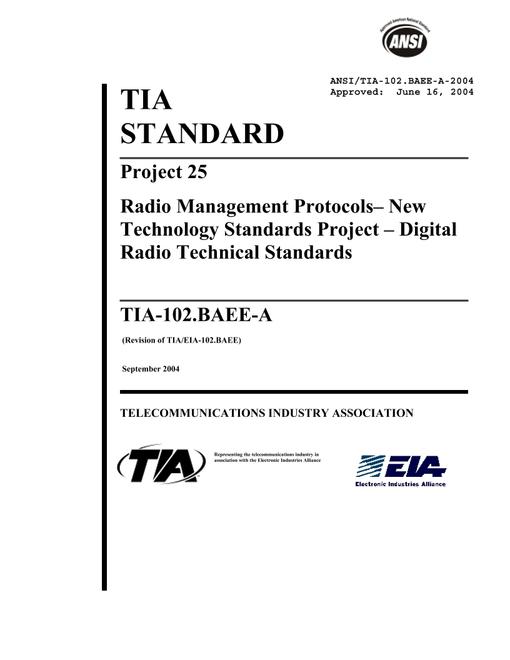 TIA ANSI/TIA-102.BAEE-A