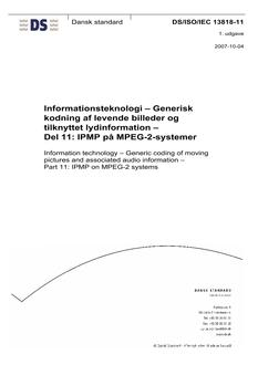 DANSK DS/ISO/IEC 13818-11
