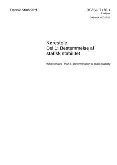 DANSK DS/ISO 7176-1