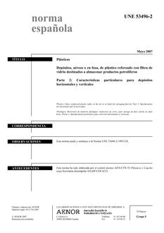 AENOR UNE 53496-2