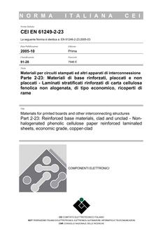 CEI EN 61249-2-23