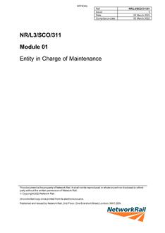 NR NR/L3/SCO/311/01 ISSUE 3