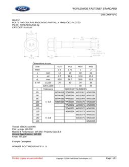 FORD WA112