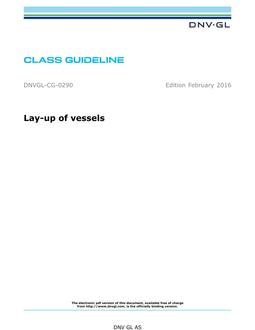 DNV DNVGL-CG-0290
