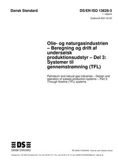 DANSK DS/EN ISO 13628-3