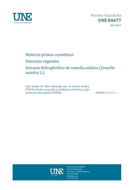 AENOR UNE 84677