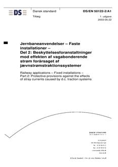 DANSK DS/EN 50122-2