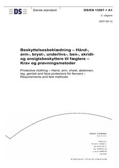 DANSK DS/EN 13567 + A1