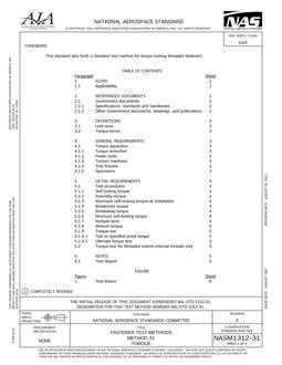 AIA NASM1312-31