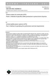 CEI EN IEC 62040-3