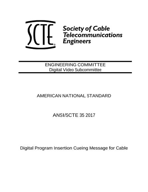 SCTE 35 2017