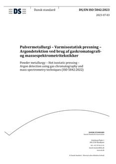 DANSK DS/EN ISO 5842
