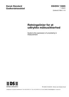 DANSK DS/ENV 13005