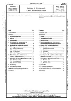 VDI VDI 4493 BLATT 1