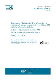AENOR UNE-EN ISO 19650-3
