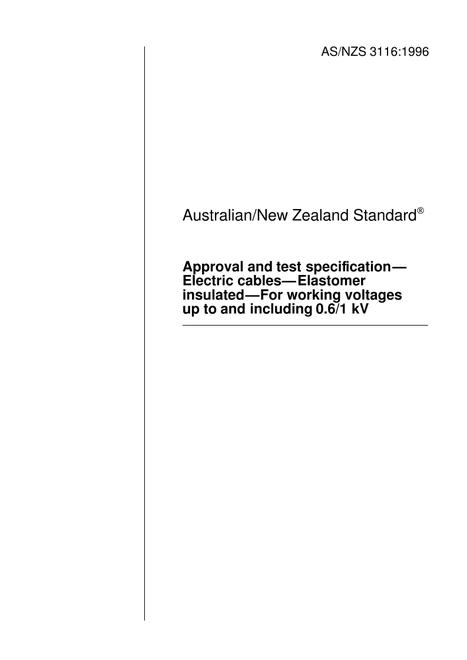 AS/NZS 3116:1996