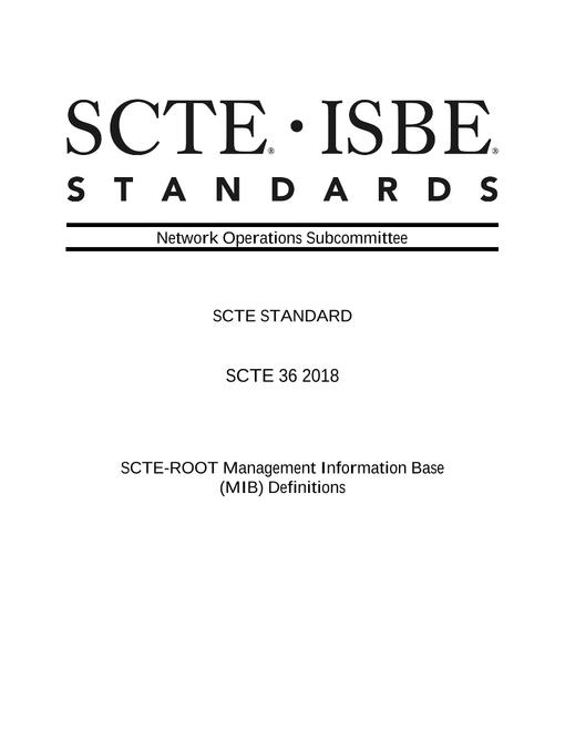 SCTE 36 2017