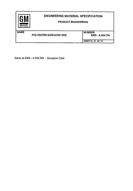 GMSA EMS 9.309.776