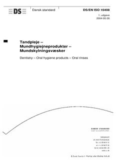 DANSK DS/EN ISO 16408