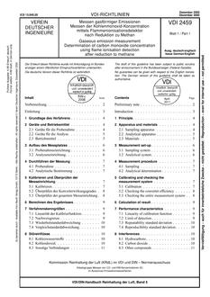 VDI VDI 2459 BLATT 1